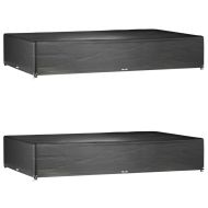 Калъф градинска мебел 2 бр 16 капси 325x205x60 см правоъгълни