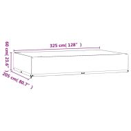 Калъф градинска мебел 2 бр 16 капси 325x205x60 см правоъгълни