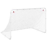 Футболна врата, бяла, 122x81x81 см, стомана