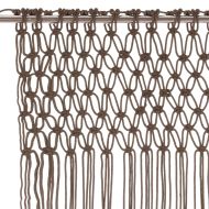 Завеса макраме, таупе, 140x240 см, памук