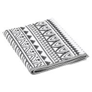 Килим за открито, ARAKIL черен, 80x150 см, PP