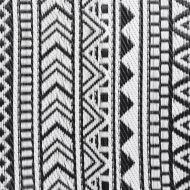 Килим за открито, ARAKIL черен, 80x150 см, PP