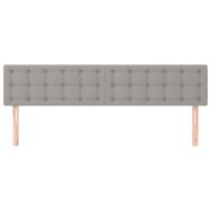 Табла за легло, светло сива, 160x5x78/88 см, плат