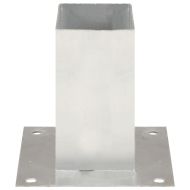 Анкери за огради, 4 бр, поцинкован метал, 71 мм