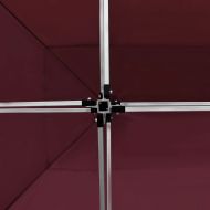 Професионална сгъваема шатра + стени алуминий 4,5х3 м червена