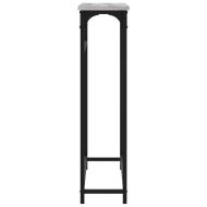 Конзолна маса, сив сонома, 75x19,5x75 см, инженерно дърво