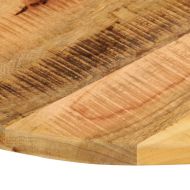 Плот за маса Ø 90x2,5 см кръгло масивно дърво грубо манго