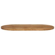 Плот за маса, 100x40x2,5 см, овален, масивно дърво манго