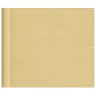 Балконски параван пясъчен 90x300 см 100% полиестер оксфорд