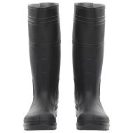 Ботуши за дъжд, черни, размер 38, PVC