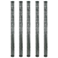 Мрежа за градинска ограда 5 бр HDPE 1x1,2 м зелена