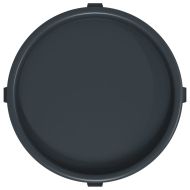 Поставки за цветя с колелца, 2 бр, сиви, диаметър 34 см, 35 кг