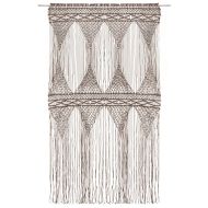 Завеса макраме, таупе, 140x240 см, памук
