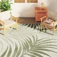 Килим за открито и закрито къс косъм шарен 190x300 см