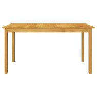 Градински трапезен комплект, 7 части, кафяв