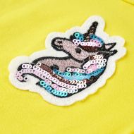 Детска тениска, яркожълта, 140