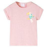 Детска тениска, светлорозово, 140
