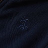 Детски суитшърт с цип, тъмносин, 104