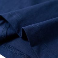 Детска тениска с дълъг ръкав, нейви синьо, 104