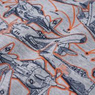 Детски суитшърт, сив меланж, 140