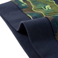 Детски суитшърт, тъмно каки меланж, 140