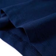 Детска тениска с дълъг ръкав, нейви, 128