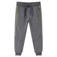 Детски спортен панталон, сив меланж, 128