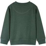 Детски суитшърт, тъмнозелен, 104