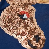 Детски суитшърт, тъмносин, 128