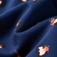 Детски суитшърт с качулка, нейви син, 128