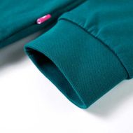 Детски суитшърт, тъмнозелен, 140