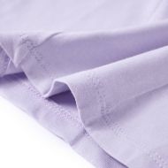 Детска тениска с дълъг ръкав, светлолилава, 140