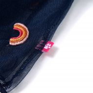 Детска пола с тюл, нейви, 92