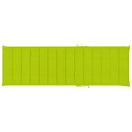 Шезлонг с яркозелено шалте, импрегниран бор