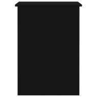 Бюро, черно, 100x55x75 см, инженерно дърво