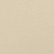 2-местен диван с декоративни възглавници кремав 120 см плат