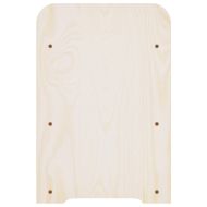 Поставка за вино с горна дъска 43x25x37 см масивен бор