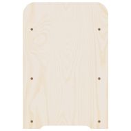 Поставка за вино с горна дъска 33x25x37 см масивен бор