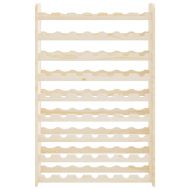 Поставка за вино 72,5x25x111,5 см масивна чамова дървесина