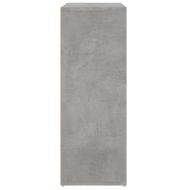 Бюфет бетонно сив 60x31x84 см инженерно дърво