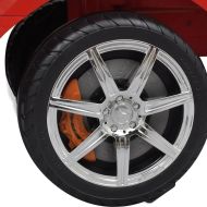 Детска кола с крачно задвижване, червена