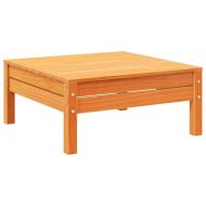 Градински комплект диван с възглавници, 10 части, восъчнокафяв