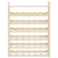 Поставка за вино с горна дъска 67,5x25x87 см масивен бор