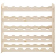 Поставка за вино 67,5x25x60 см масивна чамова дървесина