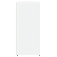 Сайдборд, бял, 60x31x70 см, инженерно дърво