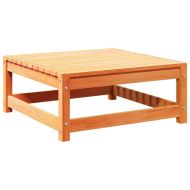 Градински комплект с възглавници, 7 части, восъчнокафяв