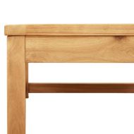 Градински лаундж комплект с възглавници, 5 части, акация масив