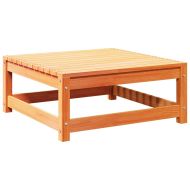 Градински комплект диван с възглавници, 10 части, восъчнокафяв