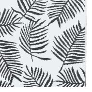 Килим за открито, ARAKIL бяло и черно, 80x150 см, PP