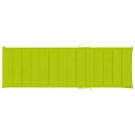 Шезлонг с яркозелено шалте, импрегниран бор